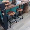 Beautiful pair of handmade stools - Image 11