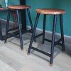 Beautiful pair of handmade stools - Image 4