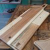 Unique multi-wood serving board