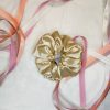 Champagne Satin Scrunchie
