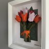 Framed Felt Tulip Bouquet