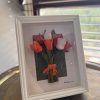 Framed Felt Tulip Bouquet