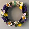 Delightful Felt Flower Wreath - 30cm