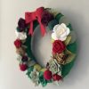 Festive Felt Winter Wreath-30cm