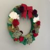 Festive Felt Winter Wreath-30cm