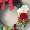 Festive Felt Winter Wreath-30cm