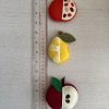 Playful Felt Fruit Magnets