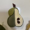 Adorable Felt Pear Magnets - 3 variations