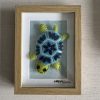 Adorable Framed Felt Mini Sea Turtle -15x20cm