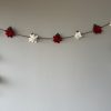 Elegant Felt Flower Garland - 2 available