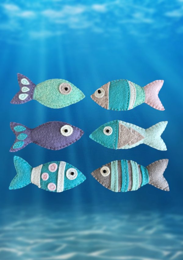 Felt Fish Magnets