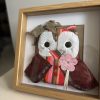 Charming Fabric Owl Wall Art