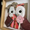 Charming Fabric Owl Wall Art