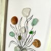 Seaglass and Seashell Framed Art