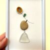 Seaglass and Pebble Handcrafted Minimalist Art