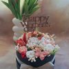 Women's Day candle bouquet circle box