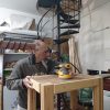 Repurposed mahogany and hardwood coffee table - Image 7
