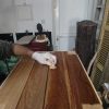 Repurposed mahogany and hardwood coffee table - Image 14