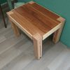 Repurposed mahogany and hardwood coffee table - Image 9