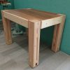 Repurposed mahogany and hardwood coffee table - Image 10