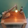 Repurposed mahogany and hardwood coffee table