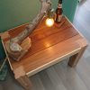 Repurposed mahogany and hardwood coffee table - Image 15