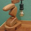 One of a kind table lamp that finds it's inspiration from the beautiful beach stone stacking art style - Image 10