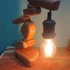 One of a kind table lamp that finds it's inspiration from the beautiful beach stone stacking art style - Image 7