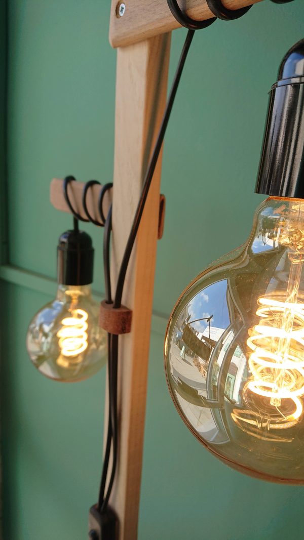 Dual bulb, free standing floor lamp - Image 9
