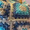 Blu & Grey Granny Square Bag - Image 2