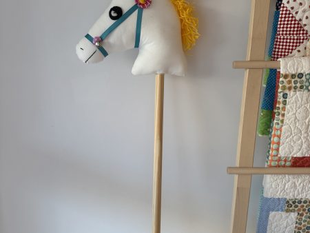 Exquisite Handmade Hobby Horse - Magical Wooden Stick Horse Toy for Imaginative Kids