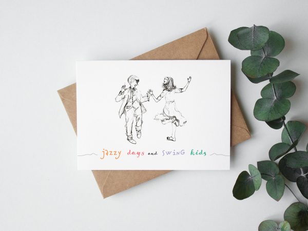 GREETING CARD 'Swing Kids'