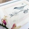 Warbler and Almond Blossom Painting - Image 3