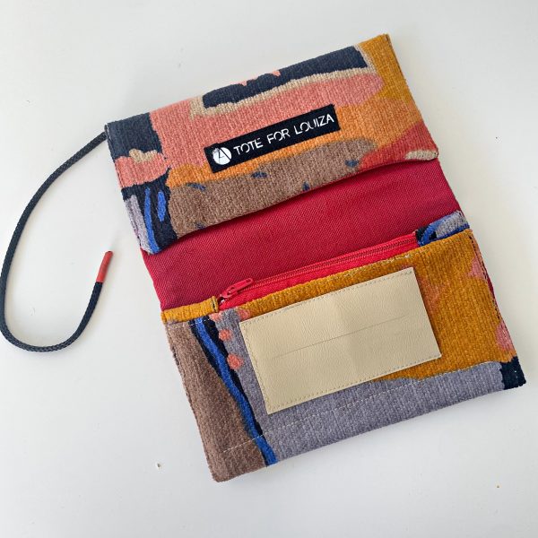 colorful tobacco pouch inside