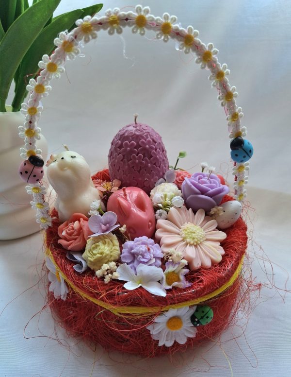 Easter candle basket 2🐣🐤🪷🌸🪻