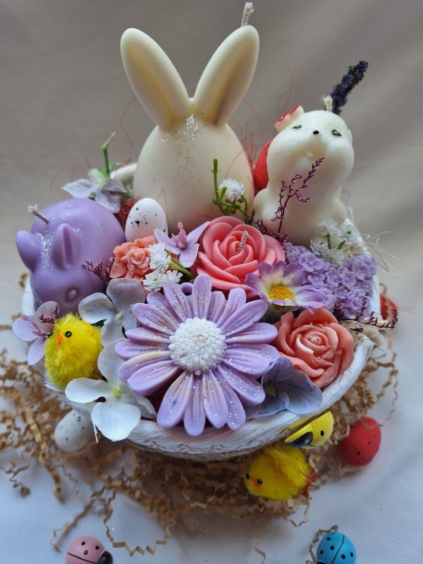 Easter candle basket 3🐣🐤🪷🌸🪻 - Image 4