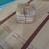 Set of four Handmade multi-wood coasters - Image 4