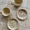 Ceramic Cup and Saucer Set - top view