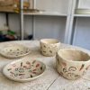 Ceramic Cup and Saucer Set - side view