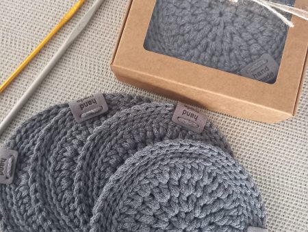 Cotton Coasters, Set of 4