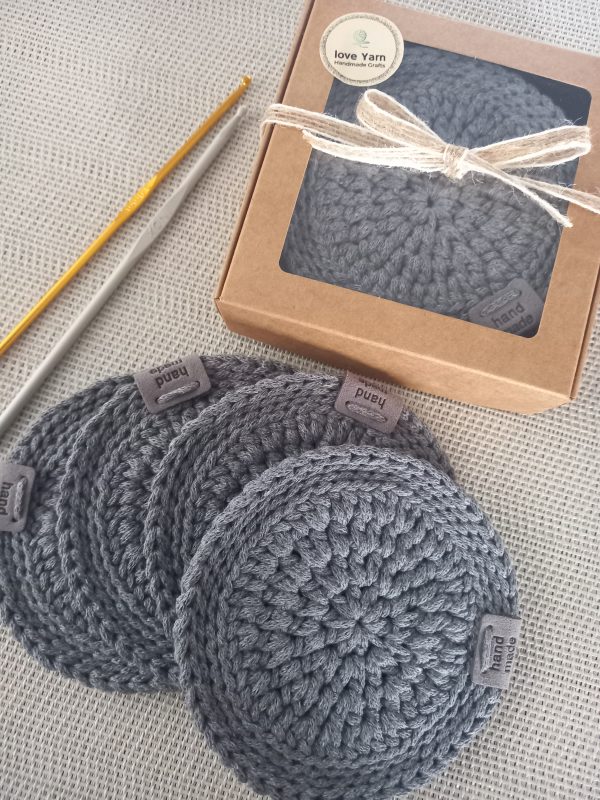 Cotton Coasters, Set of 4