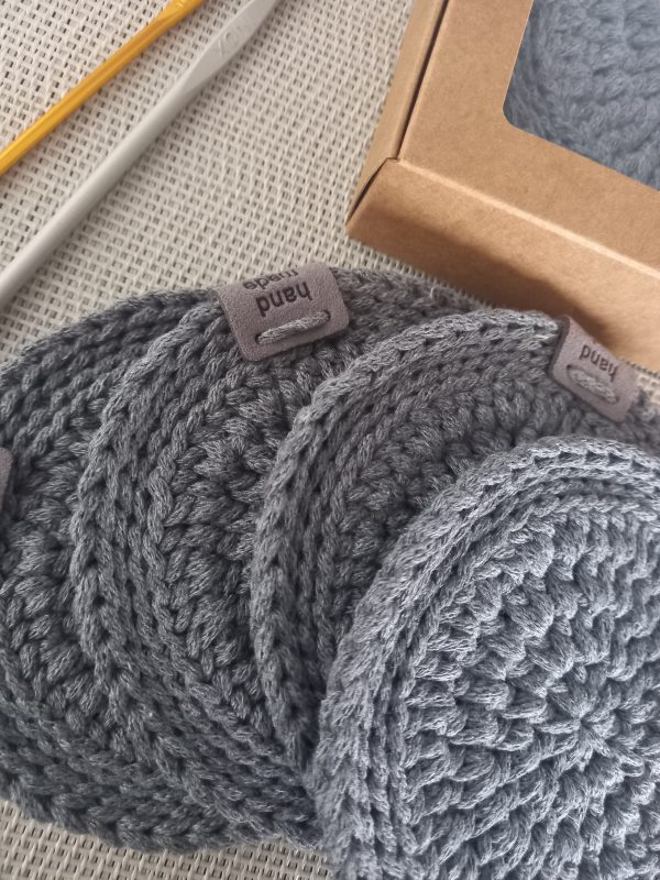 Cotton Coasters, Set of 4 - Image 4