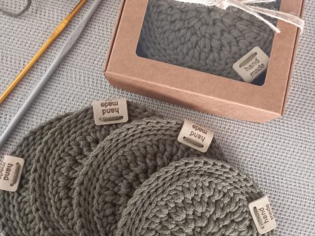 Cotton Coasters, Set of 4