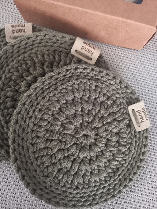 Cotton Coasters, Set of 4 - Image 2