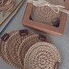 Cotton Coasters, Set of 4