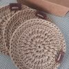 Cotton Coasters, Set of 4 - Image 2