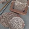 Cotton Coasters, Set of 4