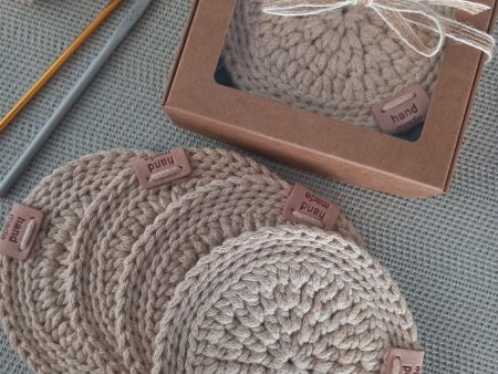 Cotton Coasters, Set of 4