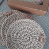 Cotton Coasters, Set of 4 - Image 2