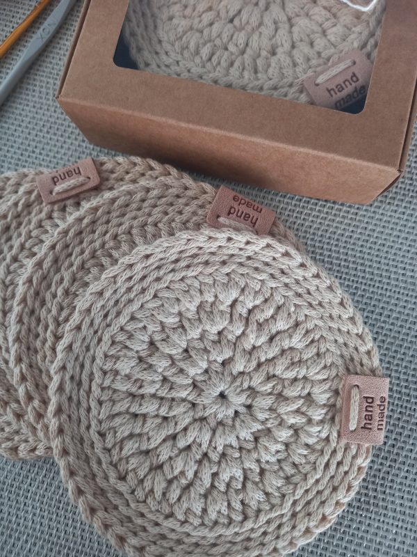 Cotton Coasters, Set of 4 - Image 2